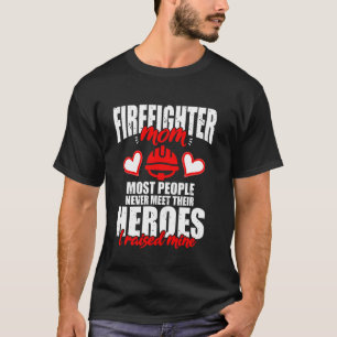 Firefighter Mum Fireman Mum Mother S Day  Thin Red T-Shirt