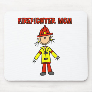 Firefighter Mum Mouse Pad