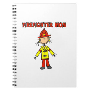 Firefighter Mum T-shirts and Gifts Spiral Notebook