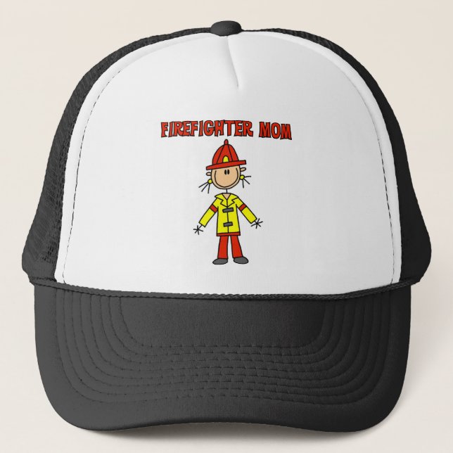 Firefighter Mum Trucker Hat (Front)
