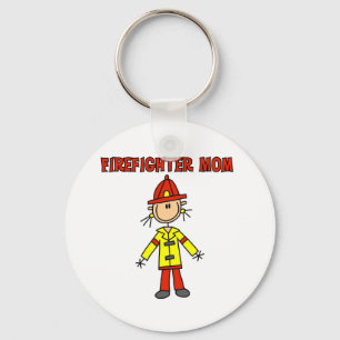 Firefighter Mum Tshirts and Gifts Key Ring