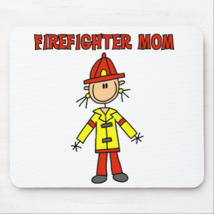 Firefighter Mum Tshirts and Gifts Mouse Pad
