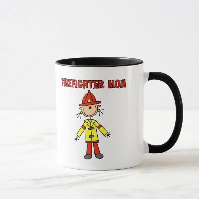 Firefighter Mum Tshirts and Gifts Mug (Right)