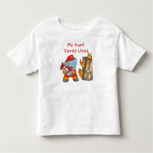 Firefighter  My Aunt Saves Lives Tshirts and Gifts