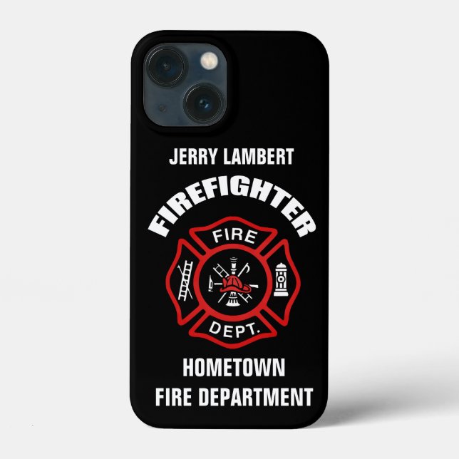 Firefighter Name Template Case-Mate iPhone Case (Back)