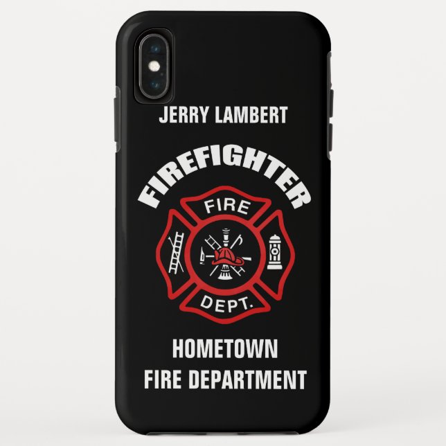 Firefighter Name Template Case-Mate iPhone Case (Back)