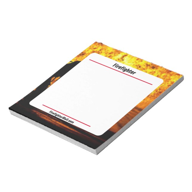 Firefighter Notepad (Rotated)