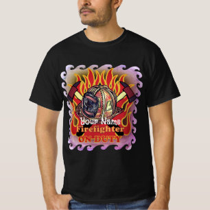 Firefighter On Duty  firefighters t-shirt