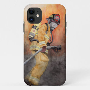 Firefighter Original Watercolor by Miranda Case-Mate iPhone Case