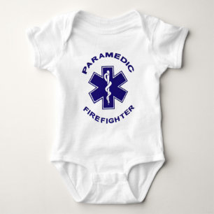 Firefighter Paramedic Baby Bodysuit