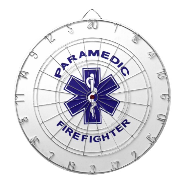 Firefighter Paramedic Dartboard (Front)