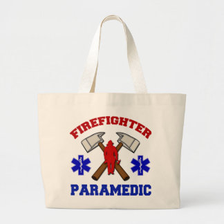 Firefighter Paramedic Large Tote Bag