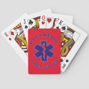 Firefighter Paramedic Playing Cards
