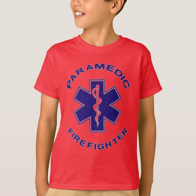 Firefighter Paramedic T-Shirt (Front)