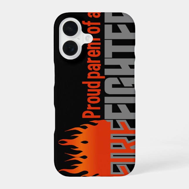Firefighter Parent iPhone 16 Case (Back)