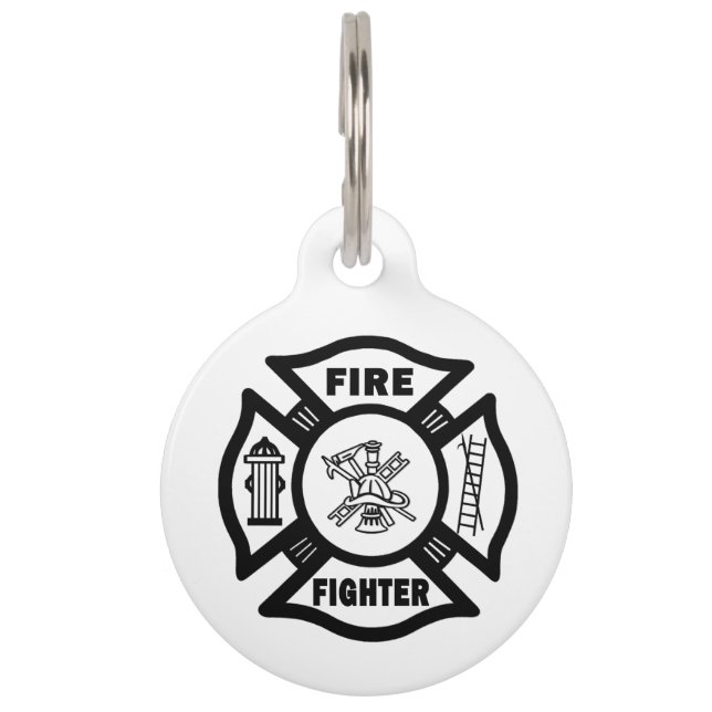 Firefighter Pet Tag (Front)