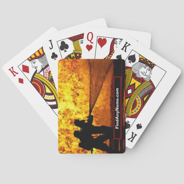 Firefighter Playing Cards (Back)