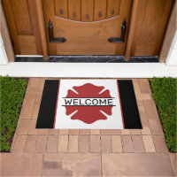 Firefighter Red Logo Symbol Welcome