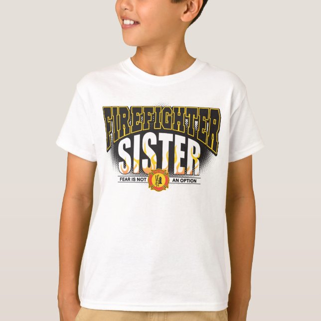 Firefighter Sister T-Shirt (Front)