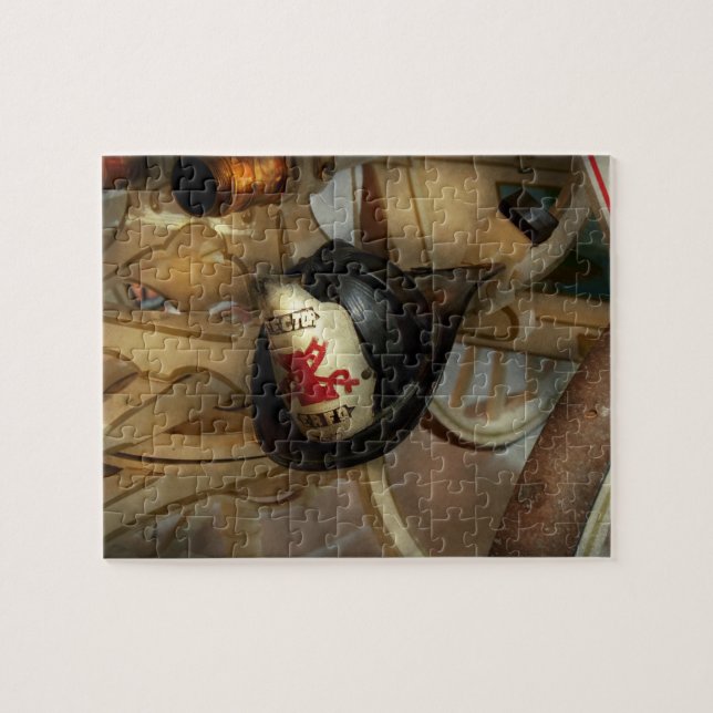 Firefighter - Somewhere to hang hat Jigsaw Puzzle (Horizontal)