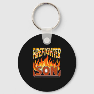 Firefighter Son Fireman Gift Proud Firefighter Quo Key Ring