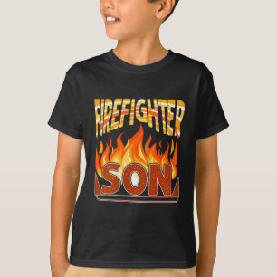 Firefighter Son Fireman Gift Proud Firefighter Quo T-Shirt