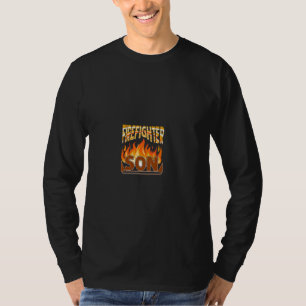 Firefighter Son Fireman Gift Proud Firefighter Sta T-Shirt