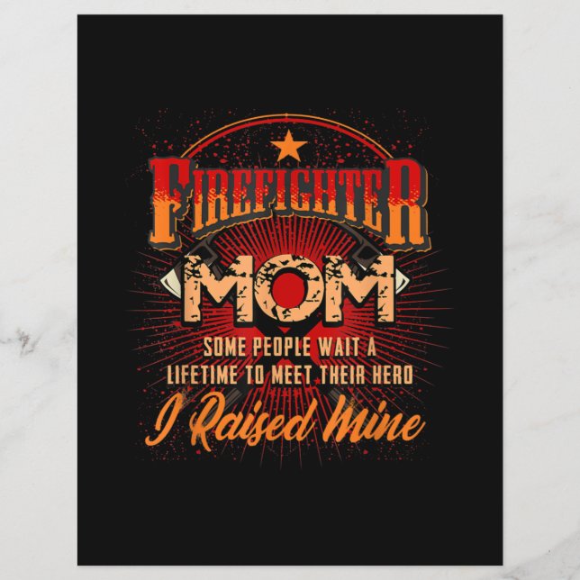 Firefighter Support - Fireman Proud Mum (Front)