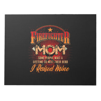 Firefighter Support - Fireman Proud Mum Notepad
