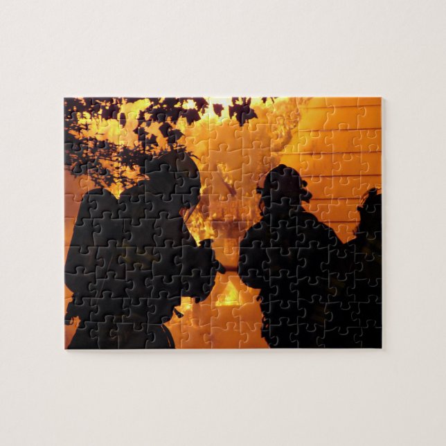 Firefighter Team Jigsaw Puzzle (Horizontal)