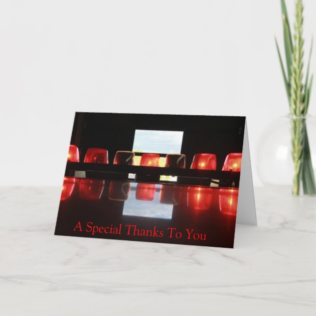 Firefighter Thank-you Card (Front)