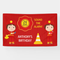 Firefighter themed Birthday Party personalised