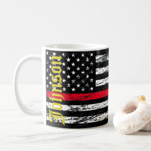 Firefighter Thin Red Line Coffee Mug