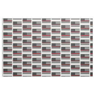 Firefighter Thin Red Line Fabric by the yard