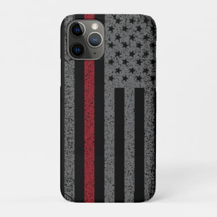 FireFighter Thin Red Line Flag Case-Mate iPhone Case