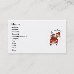 Firefighter to the Rescue T-shirts and Gifts Business Card