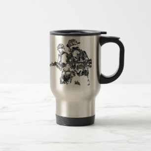 Firefighter travel mug