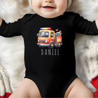 Firefighter Truck Cute Fireman