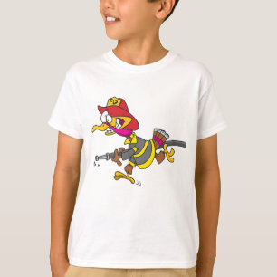 Firefighter Turkey with Hose T-Shirt