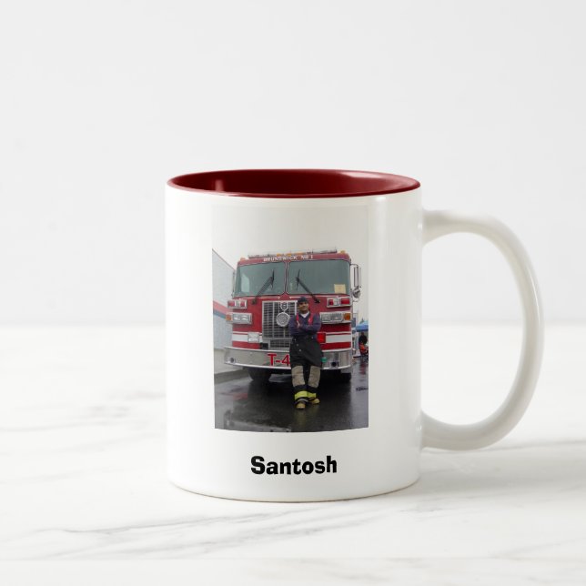 Firefighter Two-Tone Coffee Mug (Right)