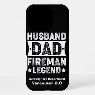 Firefighter wears legend shirt iPhone 16 pro max case