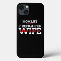 Firefighter Wife Thin Red Line Mothers Day Gift 