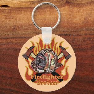 Firefighters Are Brothers firefighter  Key Ring