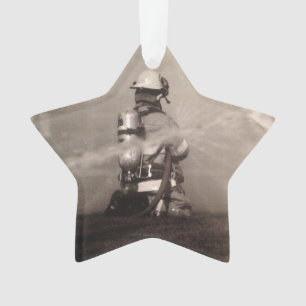 Firefighters At Work Ornament
