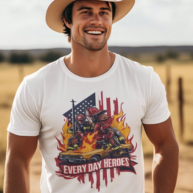 Firefighters Battling Blaze T-Shirt (Creator Uploaded)