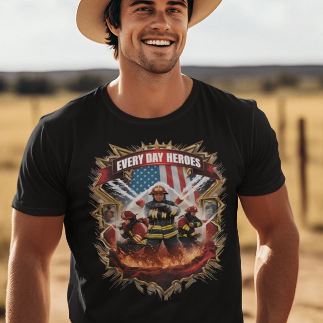 Firefighters Battling Blaze T-Shirt (Creator Uploaded)