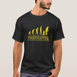 Firefighters Evolution   Funny T-Shirt