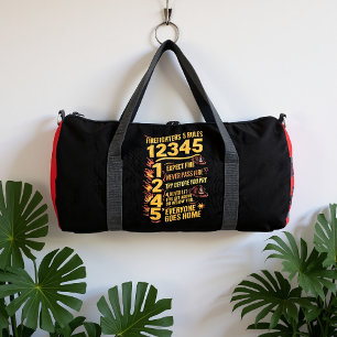 Firefighters Five Rules Duffle Bag