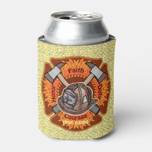 Firefighters Flames Can Cooler