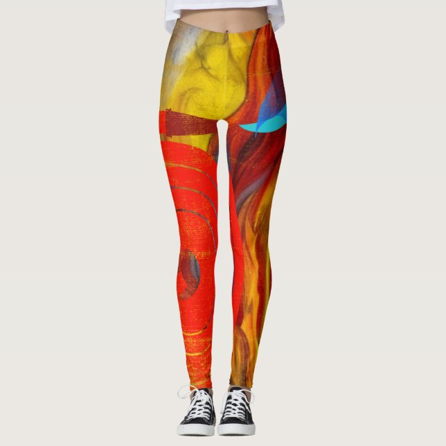Firefighters Flare Leggings (Front)